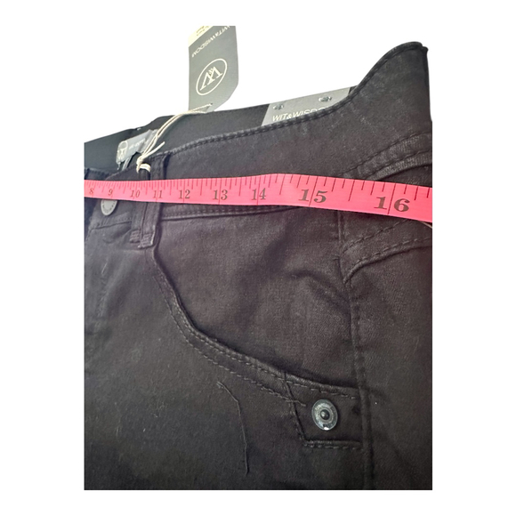 NWT! Wit & Wisdom Black High-Waisted Bootcut Jeans - Picture 8 of 10